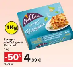 Carrefour Lasagna alla Bolognese Eurochef offerta