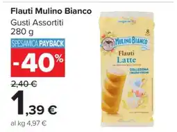 Carrefour Flauti Mulino Bianco offerta