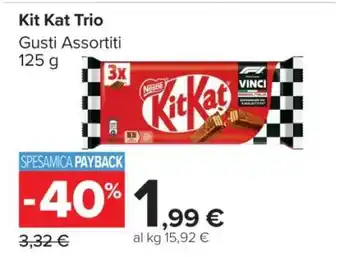 Carrefour Kit Kat Trio offerta