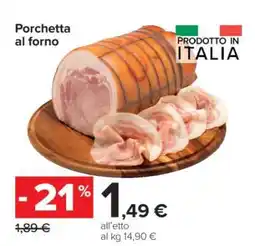 Carrefour Porchetta al Forno offerta