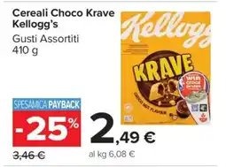 Carrefour Cereali Choco Krave Kellogg's offerta