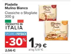 Carrefour Piadelle Mulino Bianco offerta