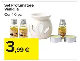 Carrefour Set Profumatore Vaniglia offerta