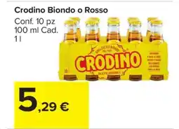 Carrefour Crodino Biondo o Rosso offerta