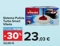 Carrefour SISTEMA PULIZIA TURBO SMART VILEDA offerta