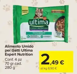 Carrefour Alimento Umido per Gatti Ultima Expert Nutrition offerta