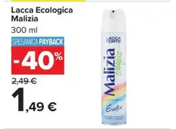 Carrefour LACCA ECOLOGICA MALIZIA offerta