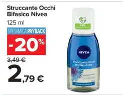 Carrefour Struccante Occhi Bifasico Nivea offerta