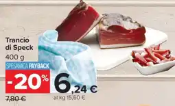Carrefour Trancio di Speck offerta