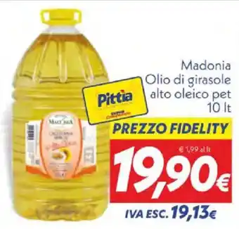 Olio di girasole alto oleico pet