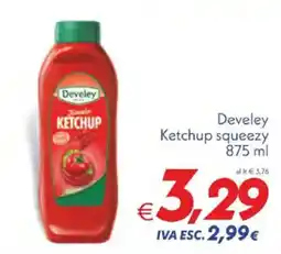 Iper Super Conveniente Develey Ketchup squeeze offerta