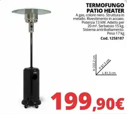 Brico Io Termofungo patio heater offerta