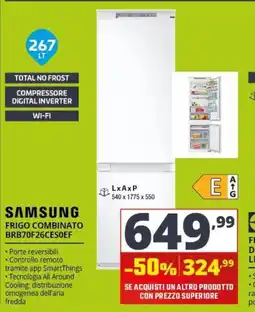 Comet Samsung frigo combinato offerta