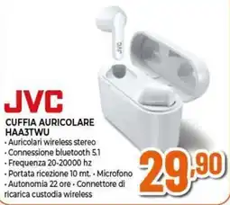 Expert JVC cuffia auricolare HAA3TWU offerta