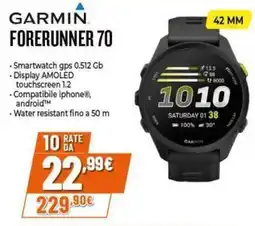 Expert Garmin Forerunner 70 offerta