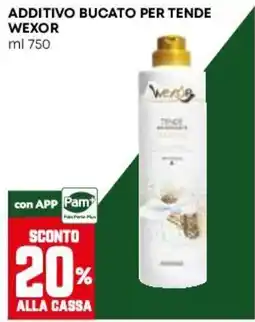 Pam Additivo bucato per tende Wexor offerta