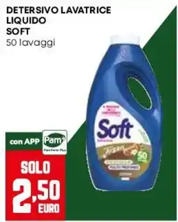 Pam Detersivo lavatrice liquido Soft offerta