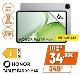 Expert Honor Tablet Pad X9 Max offerta