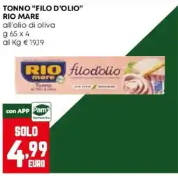 Pam Tonno filodolio Rio Mare offerta