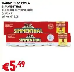 Pam Carne in scatola Simmenthal offerta