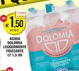 Palmarket Acqua Dolomia leggermente frizzante offerta