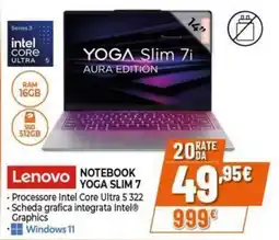 Expert Lenovo Notebook Yoga Slim 7 offerta