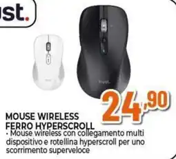 Expert Mouse wireless ferro hyperscroll offerta
