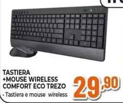Expert Tastiera e mouse wireless Comfort Eco Trezo offerta