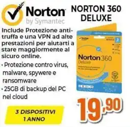 Expert Norton 360 Deluxe offerta