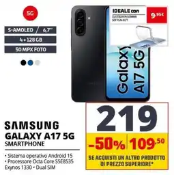 Comet Samsung Galaxy A17 5G Smartphone offerta