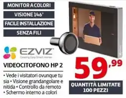 Comet Ezviz videocitofono hp 2 offerta