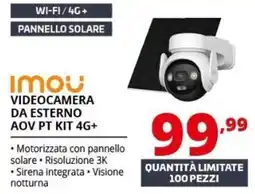 Comet Imou videocamera da esterno AOV PT KIT 4G+ offerta