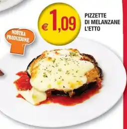 Palmarket Pizzette di melanzane offerta