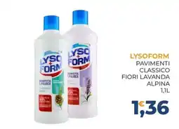 Moderna Lysoform pavimenti classico fiori lavanda alpina offerta