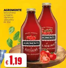 Mercati Alimentari Salsa pronta Agromonte offerta