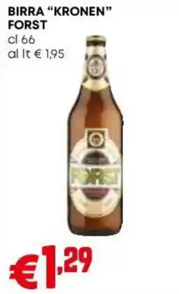 Pam Birra "Kronen" Forst offerta