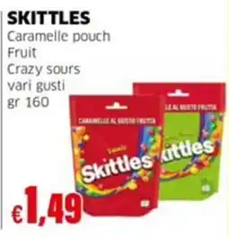 Mercati Alimentari Skittles Caramelle pouch offerta