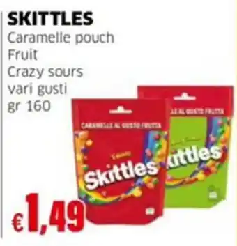 Skittles Caramelle pouch