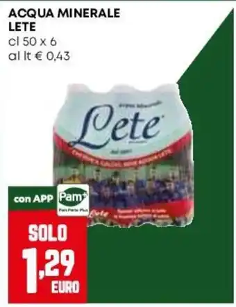 Acqua minerale Lete