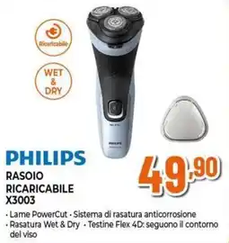 Expert Philips rasoio ricaricabile offerta