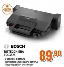 Expert Bosch bistecchiera offerta