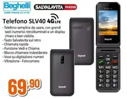 Expert Telefono SLV40 4G LTE Beghelli offerta