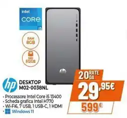 Expert hp DESKTOP M02-0038NL offerta