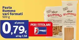 Sigma Pasta Rummo offerta