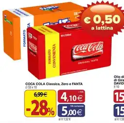 Docks Cash&Carry Coca Cola Classica, Zero e Fanta offerta