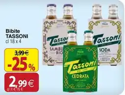 Docks Cash&Carry Bibite Tassoni offerta