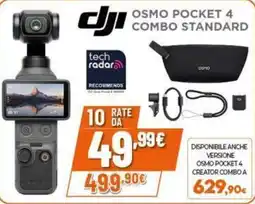 Expert DJI Osmo Pocket 4 Combo Standard offerta