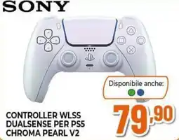 Expert Sony controller WLESS DualSense per PS5 Chroma Pearl V2 offerta