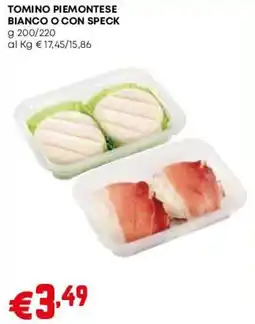 Pam Tomino piemontese bianco o con speck offerta