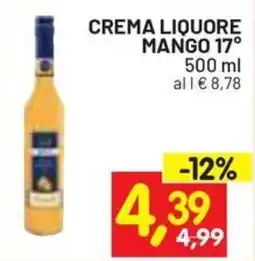 Centro Commerciale Discount Crema liquore mango offerta